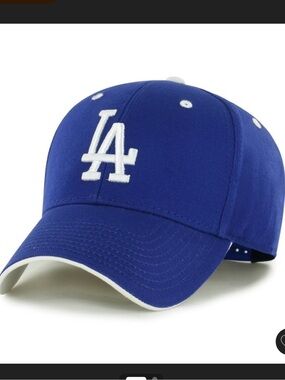Los Angeles Embroidered Logo Royal Blue Baseball Cap